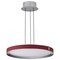 Nuvo Bandon, 20 Inch LED Pendant, Gray with Red Wrap, Acrylic Lens 62/3011 - alternate 1